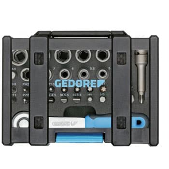 Gedore set nasadnih ključeva prihvat sa račnom 1/4",35 delova SB 666-U-20 - slika 2