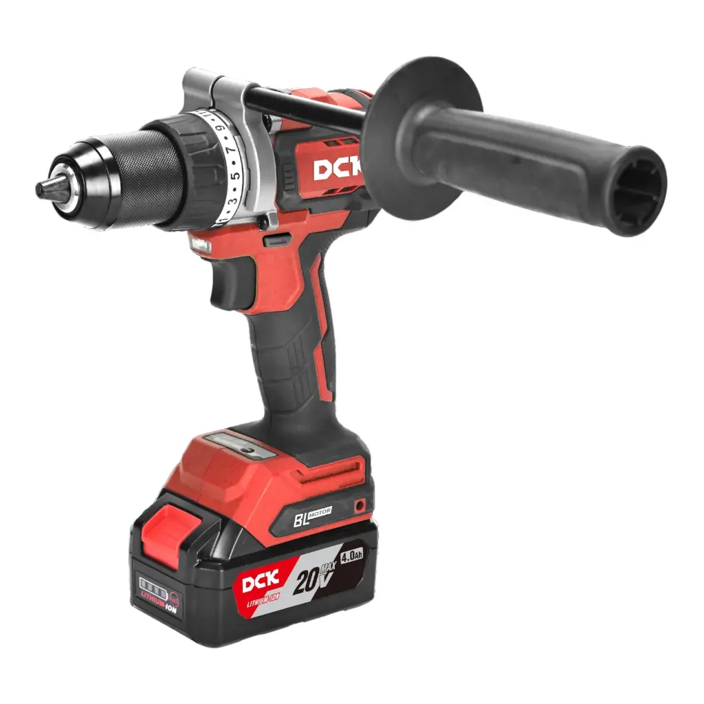 DCK KDJZ20160iFK akumulatorska udarna bušilica - odvijač bez četkica, sa 2x5.0Ah baterije i punjačem, 20V
