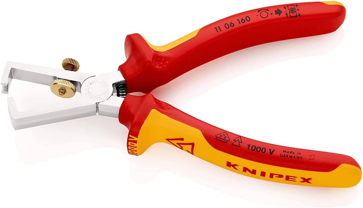 Knipex klešta za skidanje izolacije 1000V VDE 160mm 11 06 160 - slika 6