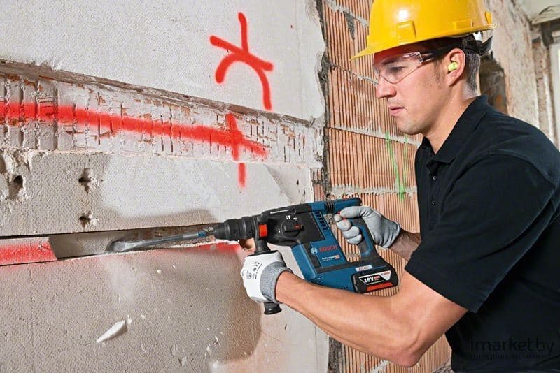Bosch GBH 18V-26, 2X6.0Ah - akumulatorska bušilica + 7-delni set burgija - slika 24