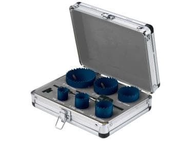 Raxx, Set Krunaste testere, HSS-bimetal u alu-koferu, 9 kom