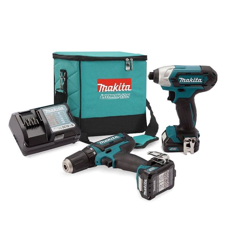 Makita CLX224SA set alata DF333D bušilica + TD110D - slika 4