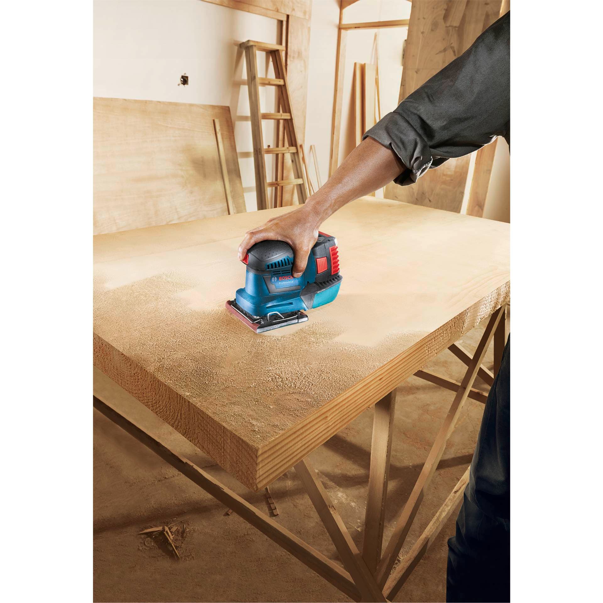 Bosch GSS 18V-10 Solo, aku šlajferica, bez baterija i punjača - slika 11