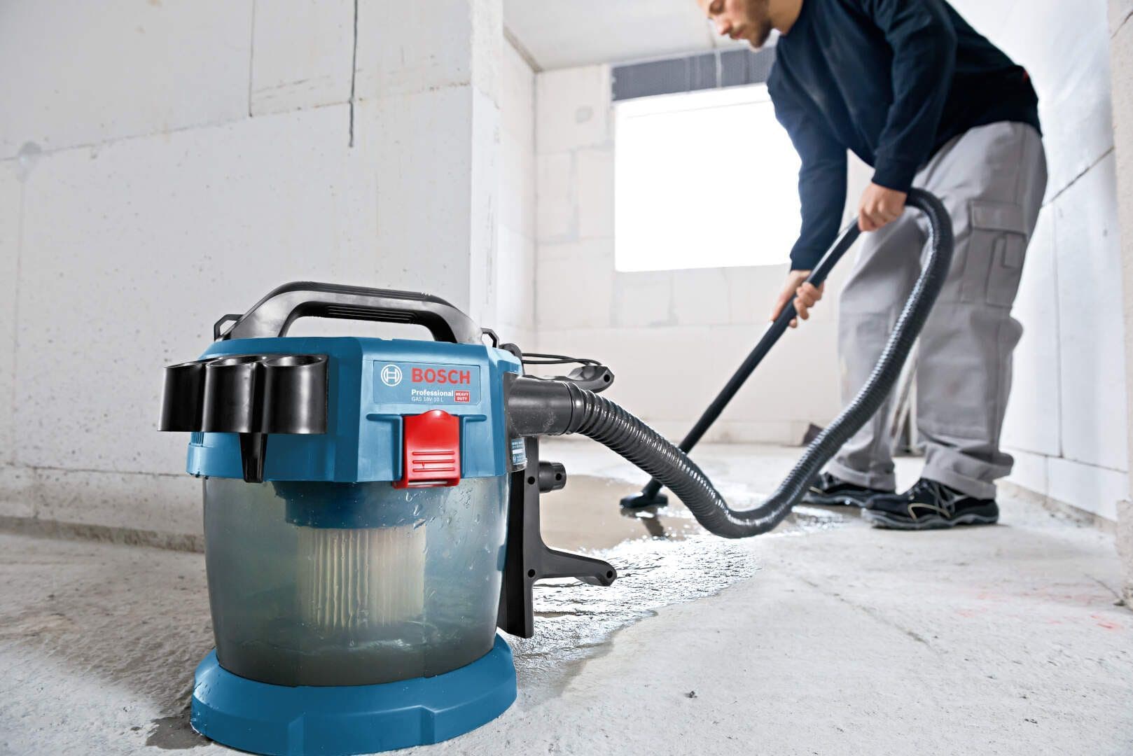 Bosch GAS 18V-10 L Solo, aku usisivač, bez baterija i punjača - slika 9
