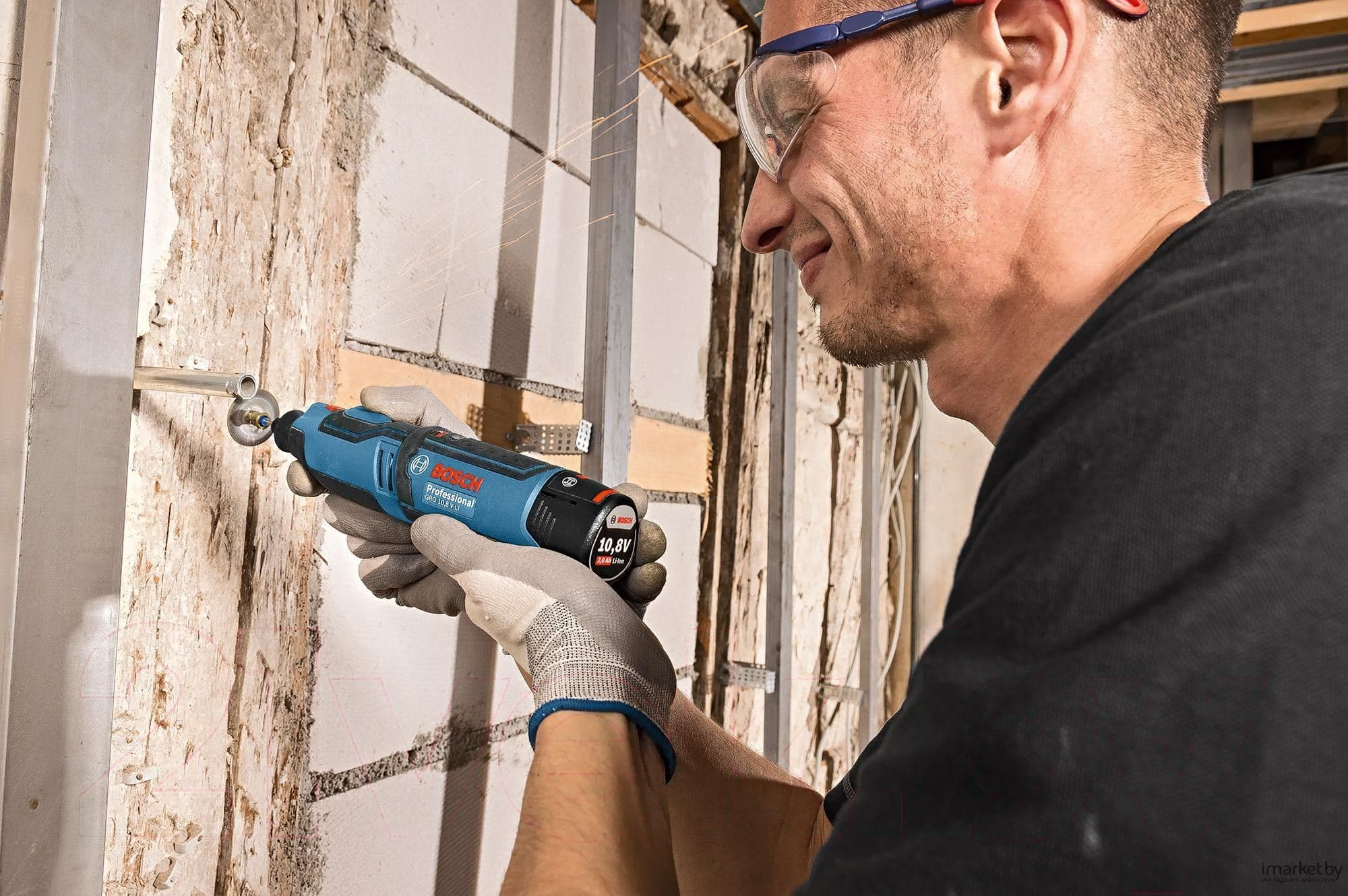 Bosch GRO 12V-35 akumulatorski rotacioni alat, 2x2,0Ah, L-Boxx - slika 18