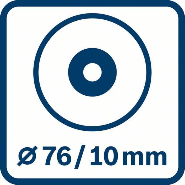 Bosch GWS 12V-76 Solo, aku ugaona brusilica, bez baterija - slika 5