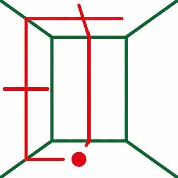 Bosch UniversalLevel 3, 0603663900 Laser za ukrštene linije - slika 6