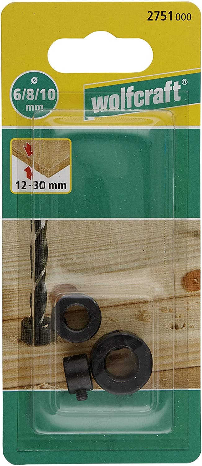 Wolfcraft 2751000 Set graničnika dubine Ø 6,8,10 mm - slika 3