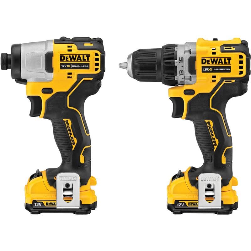 DeWalt DCK2110L2T, Set akumulatorskog alata, aku bušilica DCD701 + aku udarni odvrtač DCF801, 2x3.0Ah - slika 2