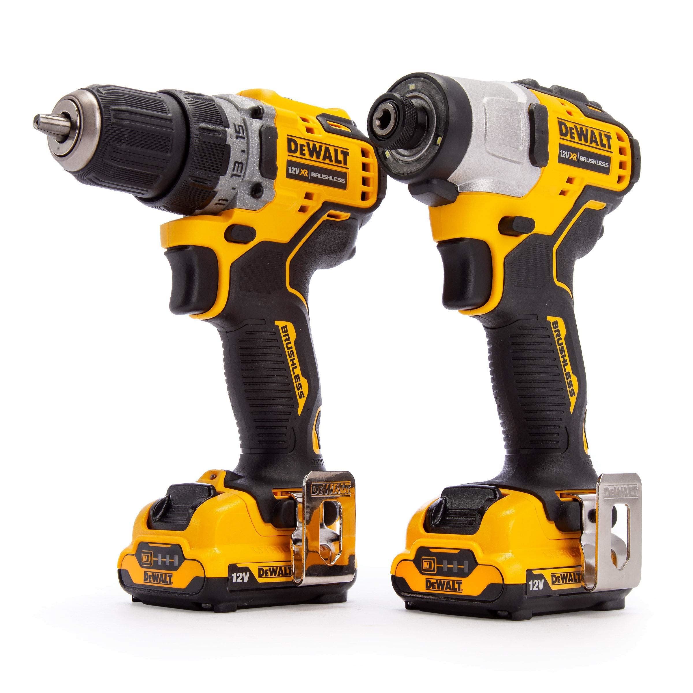 DeWalt DCK2110L2T, Set akumulatorskog alata, aku bušilica DCD701 + aku udarni odvrtač DCF801, 2x3.0Ah - slika 4