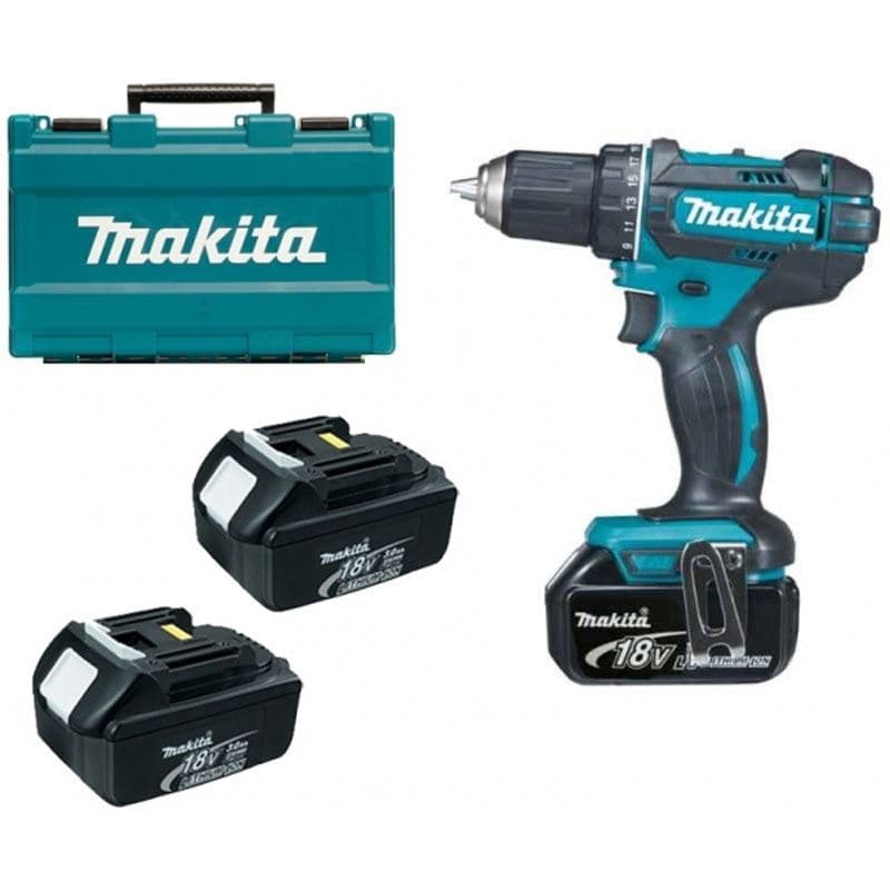 Makita DDF482RFE3 Akumulatorska bušilica odvija, 3x3.0Ah - slika 2