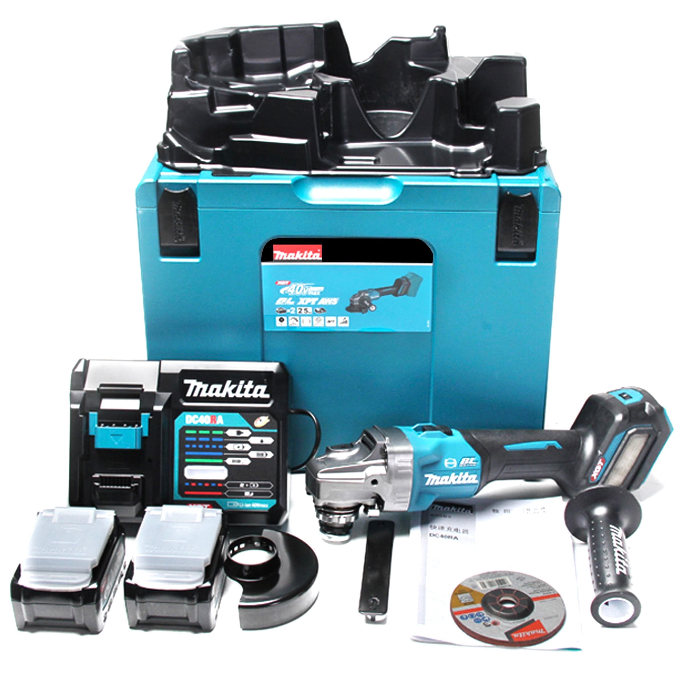 Makita GA023GD201 XGT Akumulatorska ugaona brusilica, 40V, 125mm