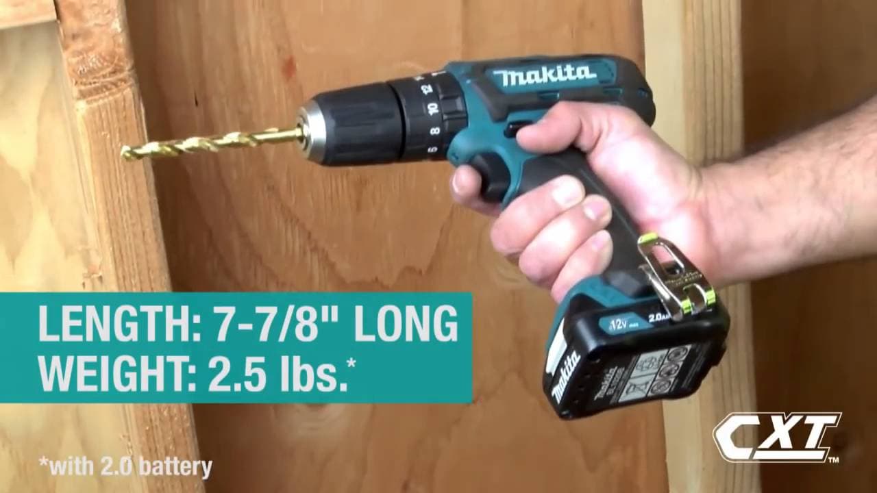 Makita DF331DZ Akumulatorska bušilica odvijač CXT, bez baterije i punjača, 10.8V - slika 2