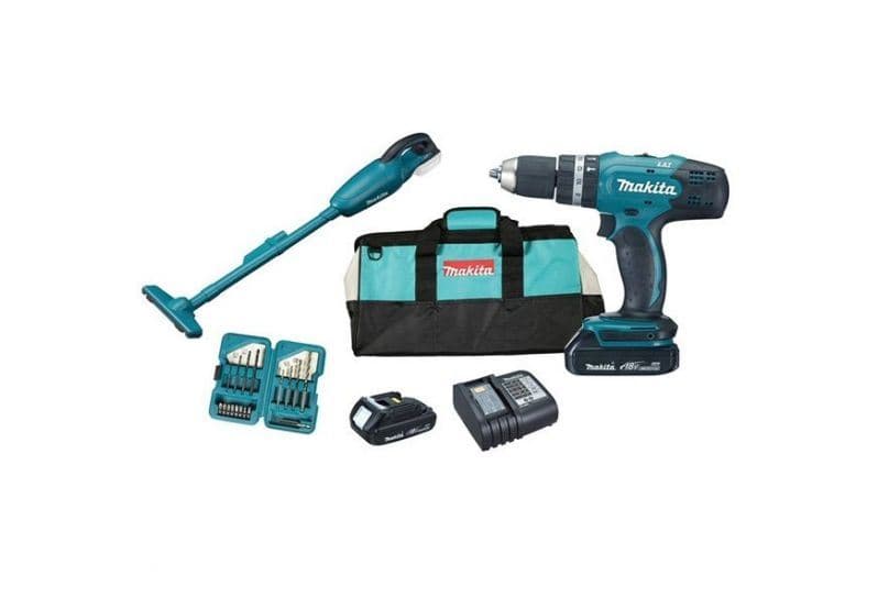 Makita DLX2056SY1 set alata, Makita DHP453 + Makita DCL180 - slika 2