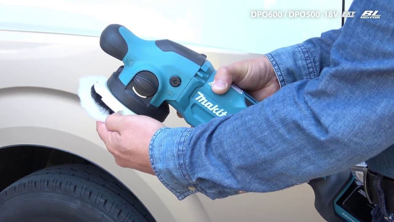 Makita DPO600Z Akumulatorska ekscentrična mašina za poliranje, bez baterija i punjača - slika 3