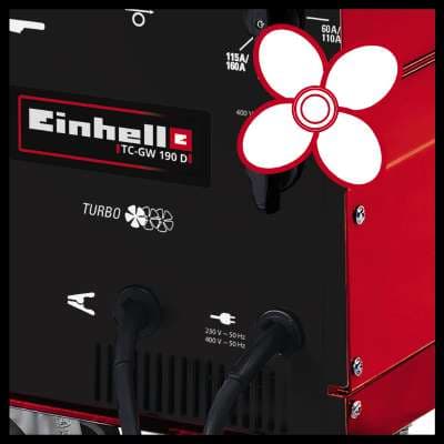 Einhell TC-GW 190 D gasni aparat za zavarivanje, 25A-160A - slika 8
