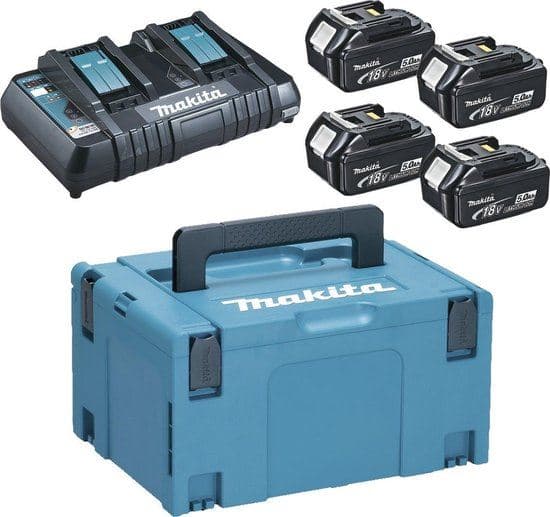 Makita 197720-6 LXT komplet za napajanje (BL1830Bx4, DC18RD) - slika 2