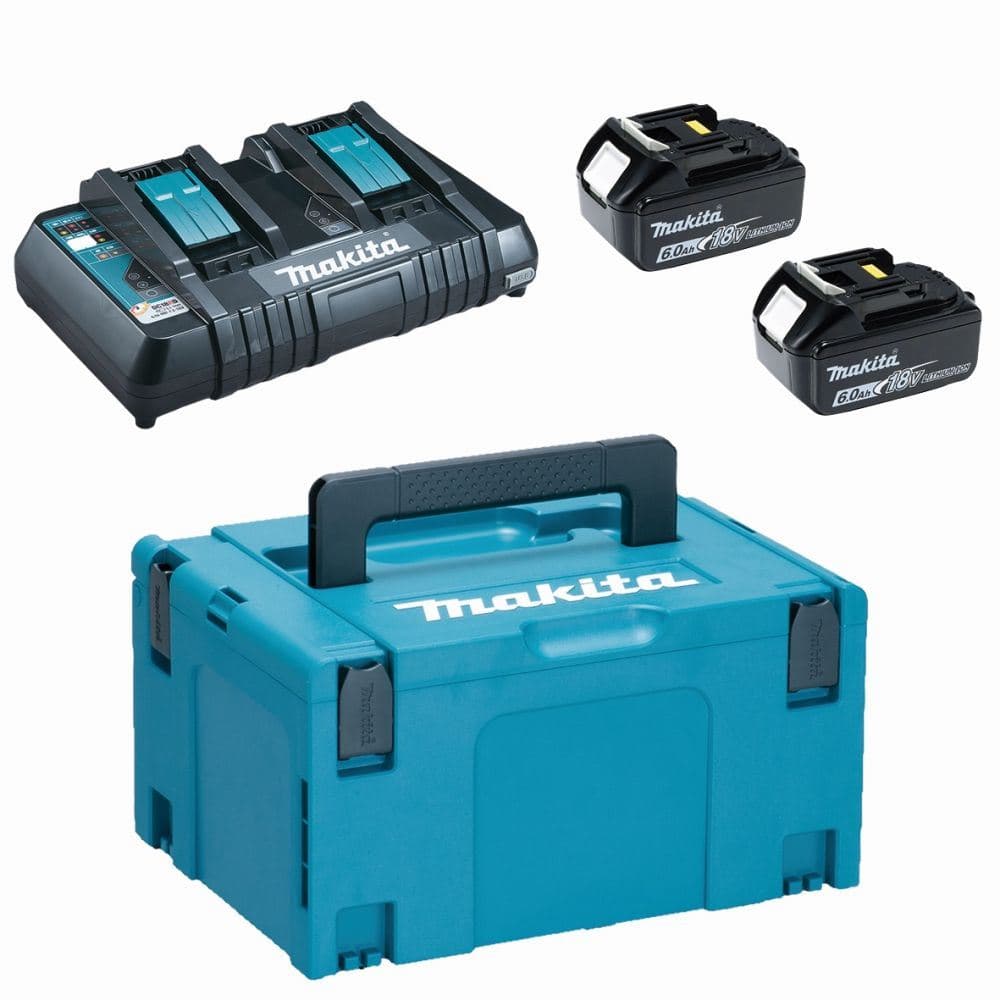 Makita 198077-8 LXT komplet za napajanje (BL1860Bx2, DC18RD)