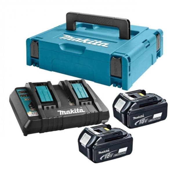 Makita 198077-8 LXT komplet za napajanje (BL1860Bx2, DC18RD) - slika 2