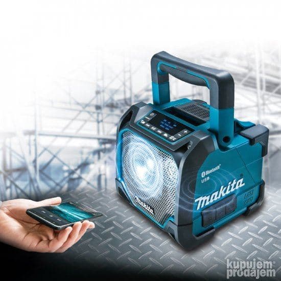 Makita DMR201 Akumulatorski bluetooth radio, 12V - 18V / AC, bez baterija i punjača - slika 3