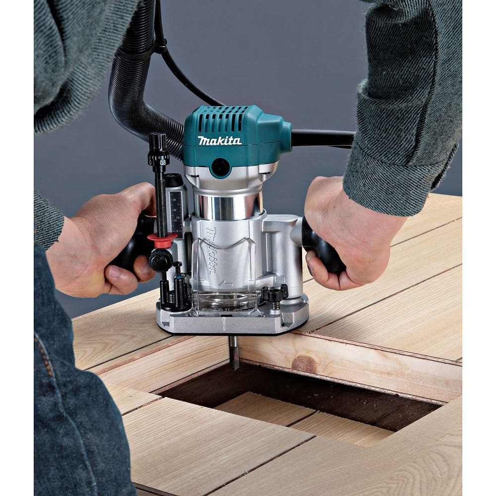 Makita RT0700CX2J Jednoručna glodalica, 710W - slika 3