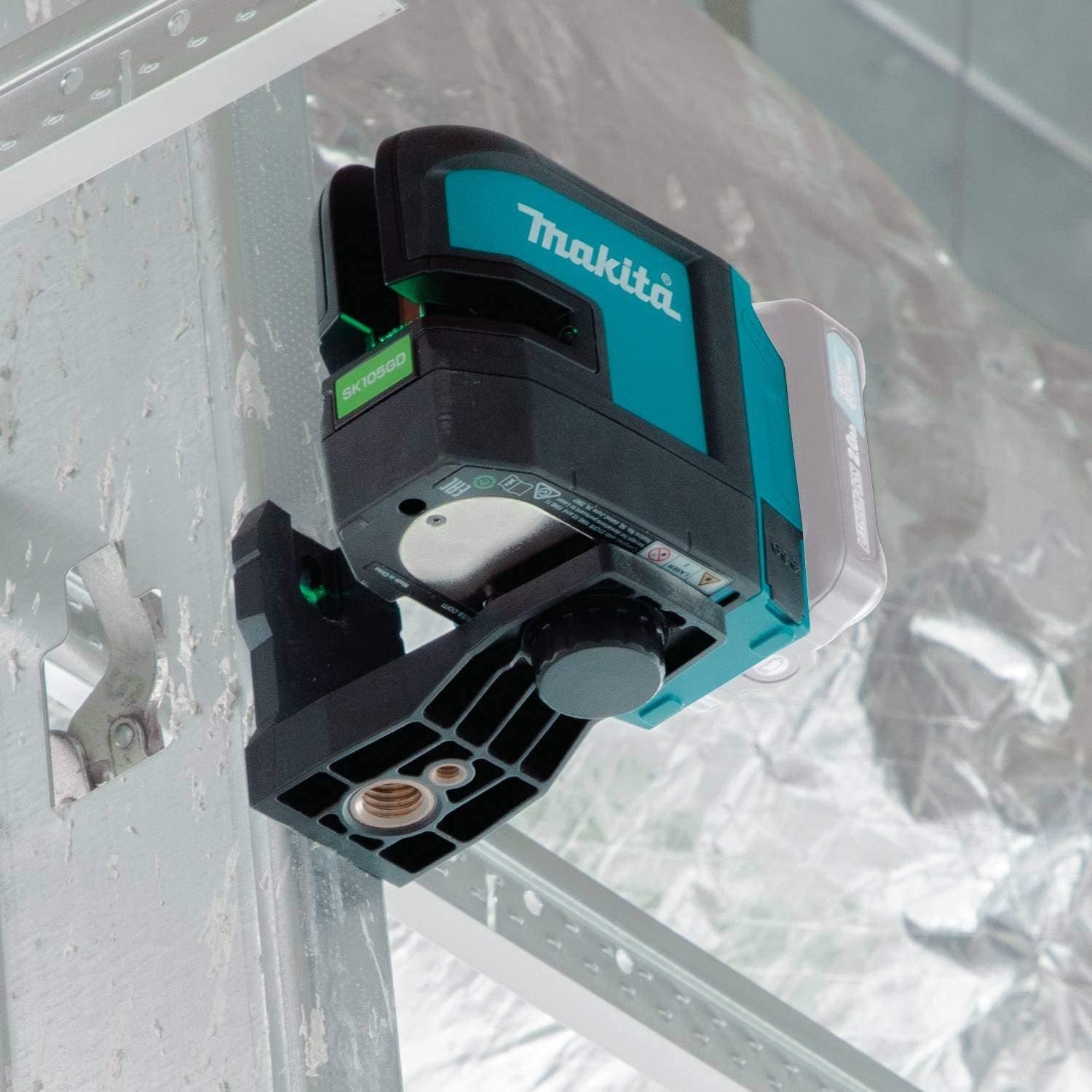 Makita SK105GDZ Akumulatorski laser sa ukrštenim linijama - zeleni, bez baterije i punjača - slika 3