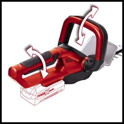 Einhell GH-CH 1846 Li - Solo Akumulatorske makaze za živu ogradu, bez baterije i punjača - slika 6