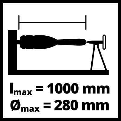 Einhell TC-WW 1000/1 Strug-tokarski uređaj za drvo, 400W - slika 2