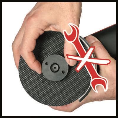 Einhell AXXIO 18/115 Q Akumulatorska ugaona brusilica, bez baterije i punjača - slika 7