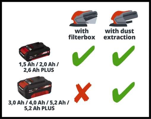 Einhell TE-OS 18/1 Li-Solo Akumulatorska multi brusilica - slika 8