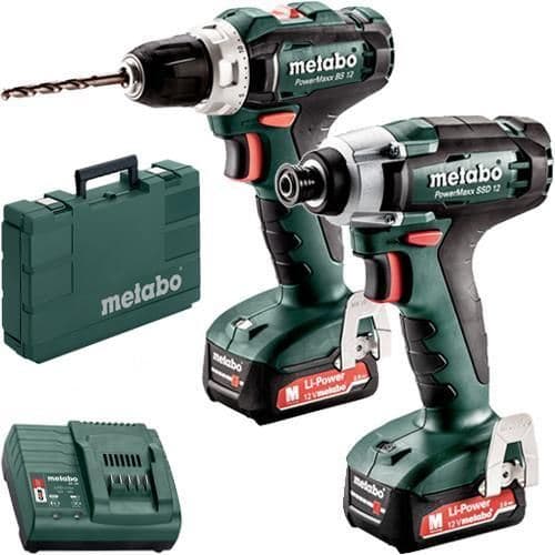 Metabo Combo Set 2.7.1 Akumulatorski udarni odvrtači PowerMaxx SSD 12 i PowerMaxx BS 12, 685166000 - slika 2