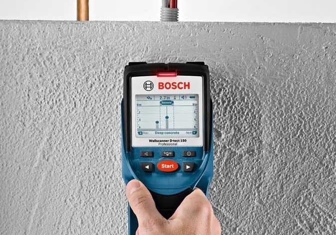 Bosch D-tect 150 SV detektor metala, kablova pod naponom - struje, drveta i plastike, detekcija u vlažnom betonu - slika 9