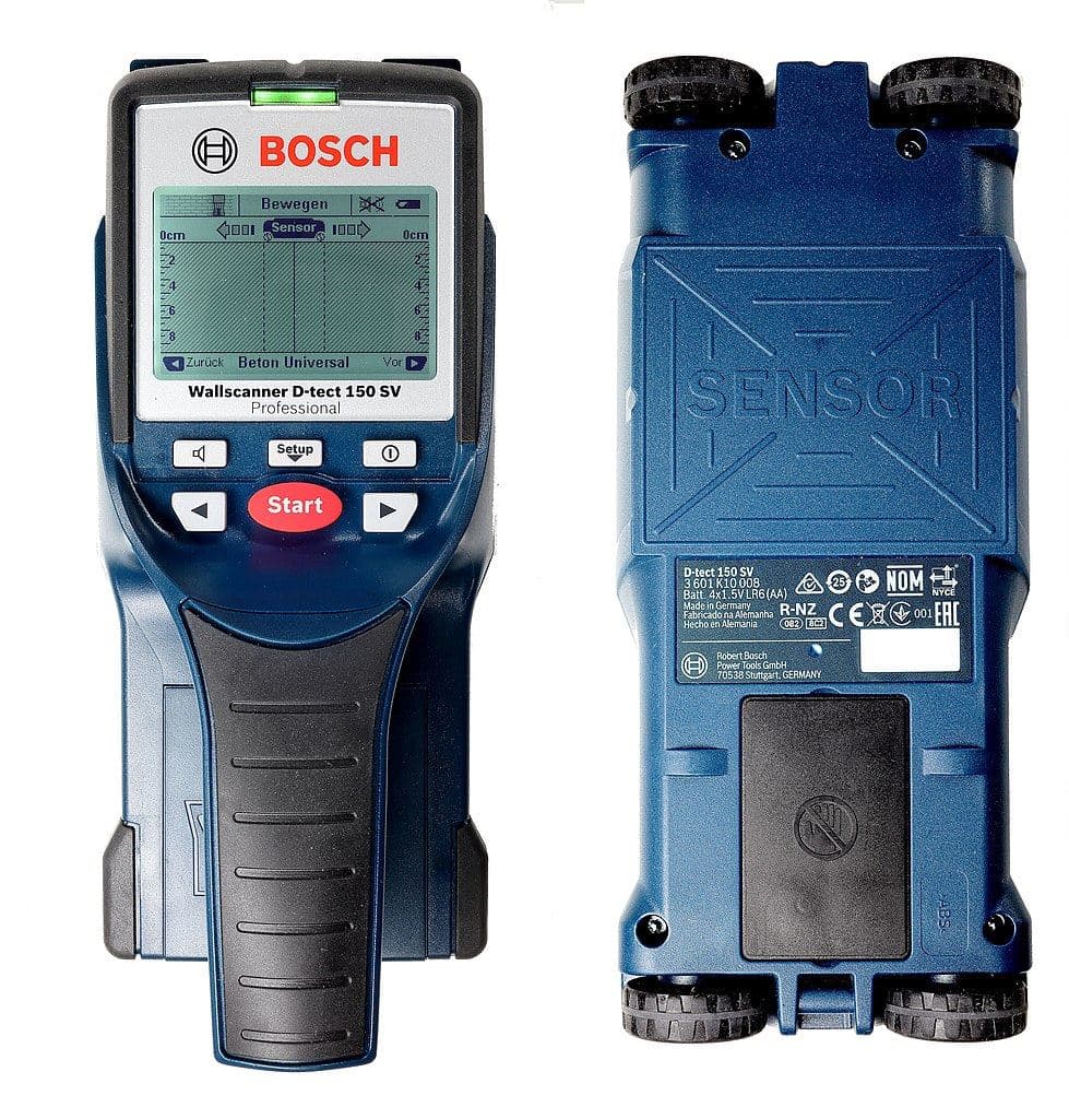 Bosch D-tect 150 SV detektor metala, kablova pod naponom - struje, drveta i plastike, detekcija u vlažnom betonu - slika 12