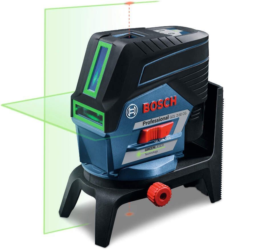 Bosch GCL 2-50 CG Kombinovani laser sa zelenim linijama lasera sa RM 2 nosačem, baterijom i punjačem u L-Boxx koferu - slika 3
