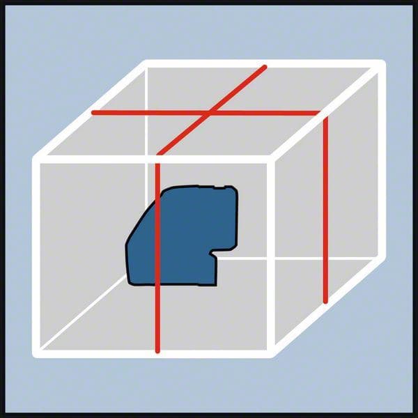 Bosch GLL 3-50 Linijski laser sa 3 linije - samonivelišući - slika 9
