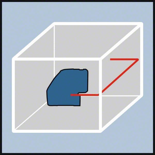 Bosch GLL 3-50 + BM 1 Linijski laser sa 3 linije - samonivelišući u L-Boxx koferu - slika 7