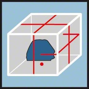 Bosch GLL 3-50 + BM 1 Linijski laser sa 3 linije - samonivelišući u L-Boxx koferu - slika 4