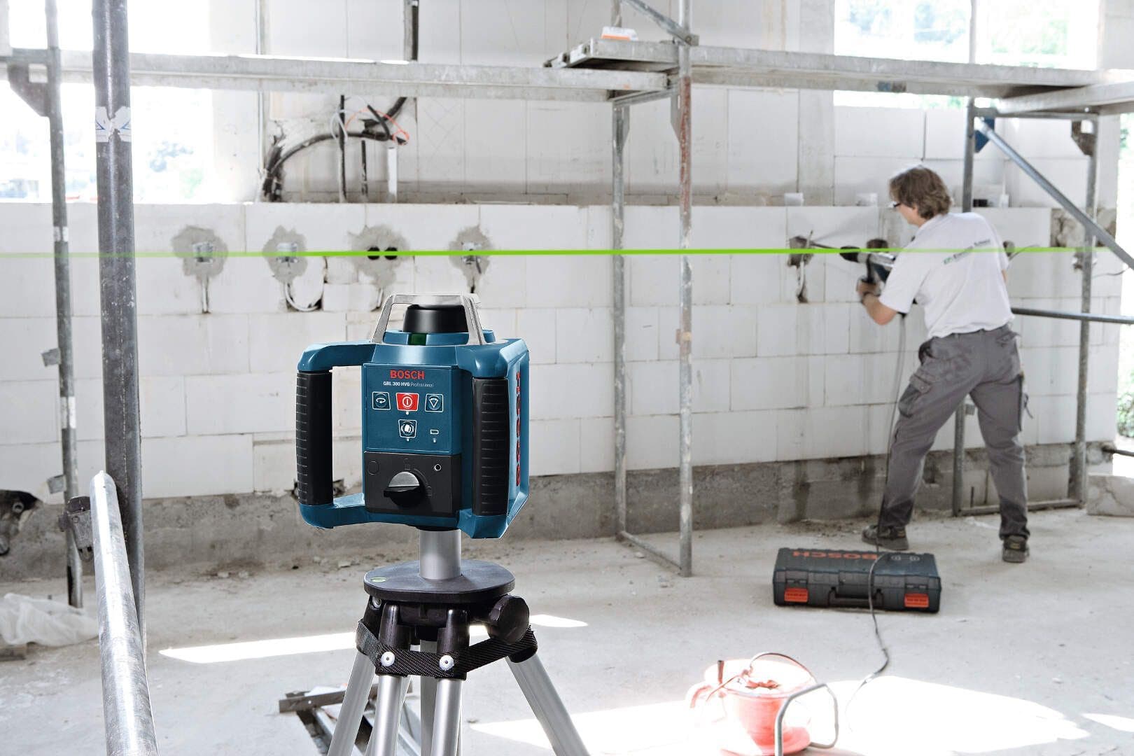 Bosch GRL 300 HVG + BT 300 HD + GR 240 Rotacioni laser sa zelenim linijama - slika 13