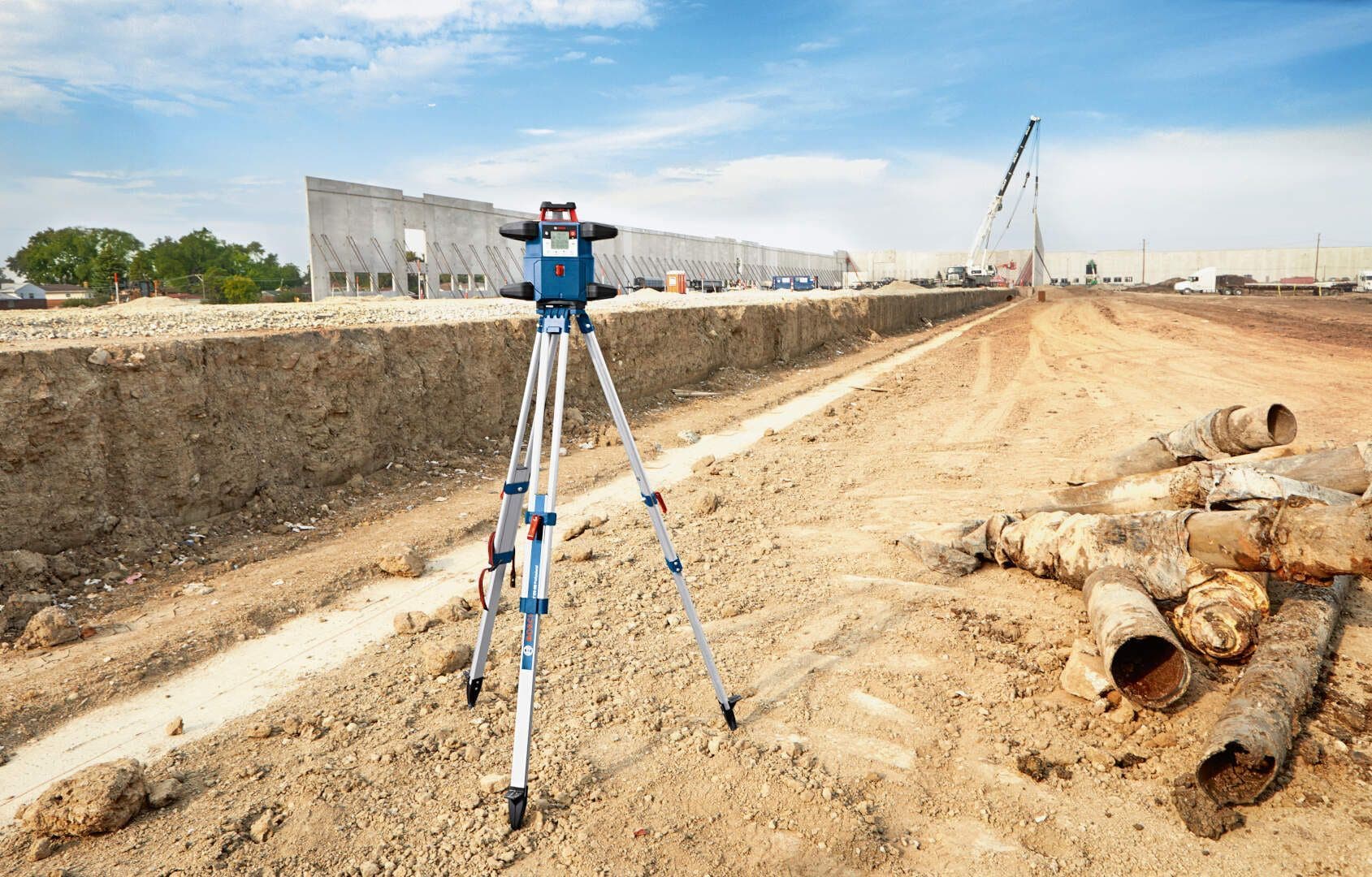 Bosch GRL 600 CHV Rotacioni laser + 1 x 4,0Ah 18V ProCORE + prijemnik LR 60 + daljinski upravljač - slika 23