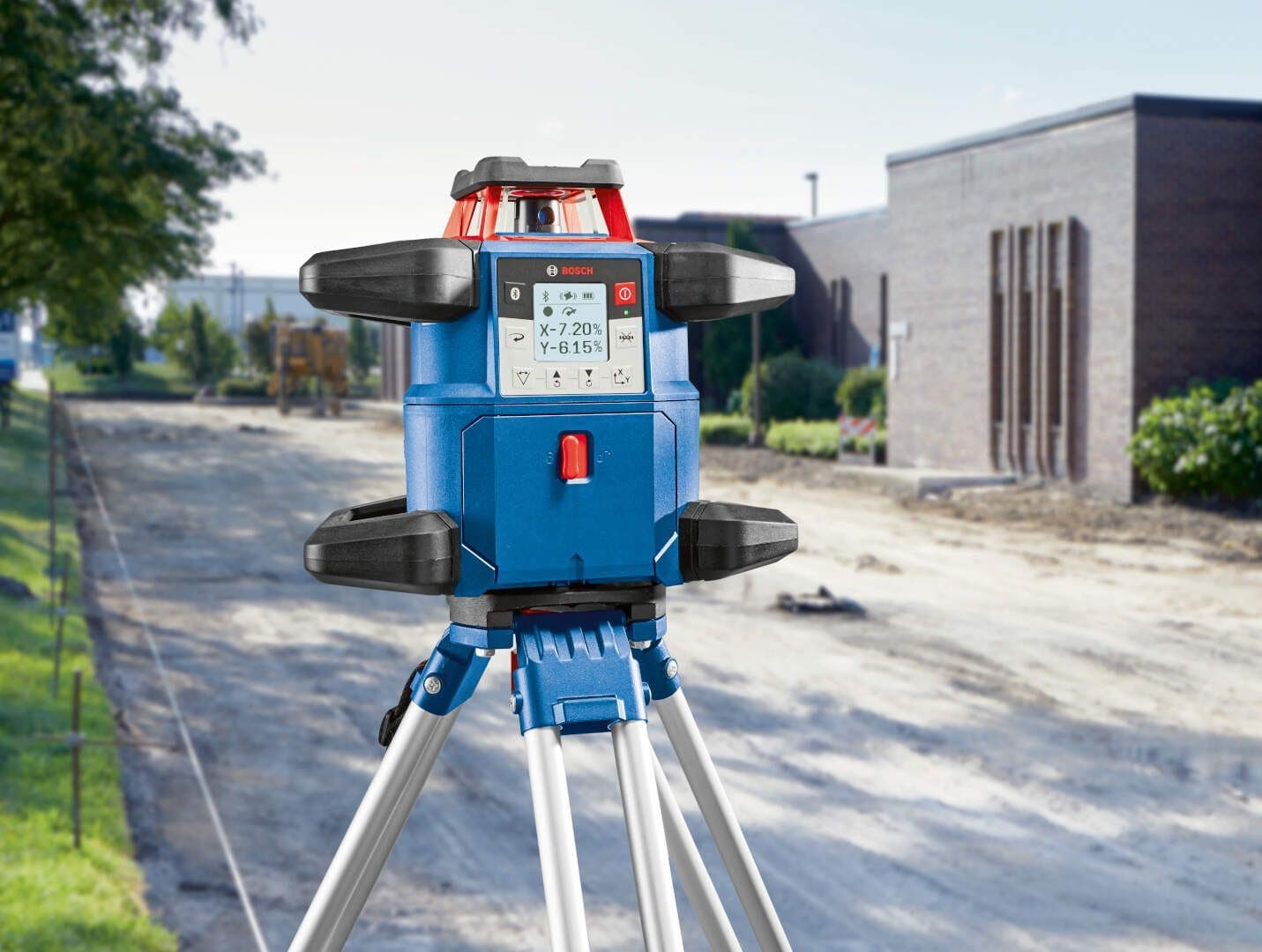 Bosch GRL 600 CHV Rotacioni laser + 1 x 4,0Ah 18V ProCORE + prijemnik LR 60 + daljinski upravljač - slika 20