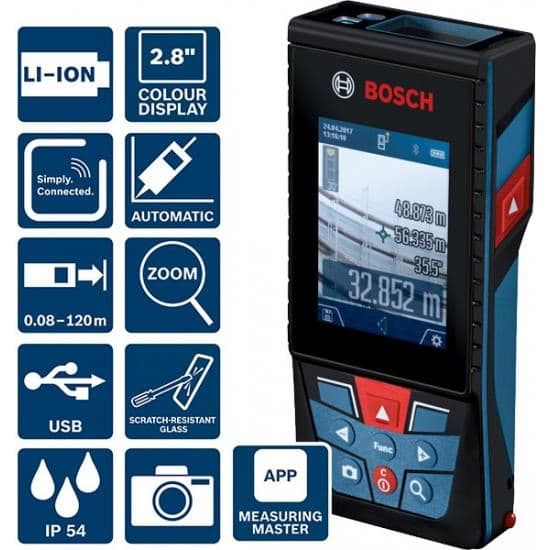 Bosch GLM 120 C Laserski daljinomer domet 120 m sa kamerom i Bluetooth - slika 7
