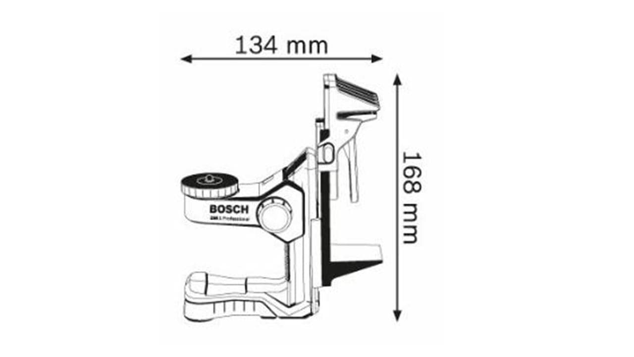 Univerzalni držač lasera sa štipaljkom Bosch BM 1 - slika 3