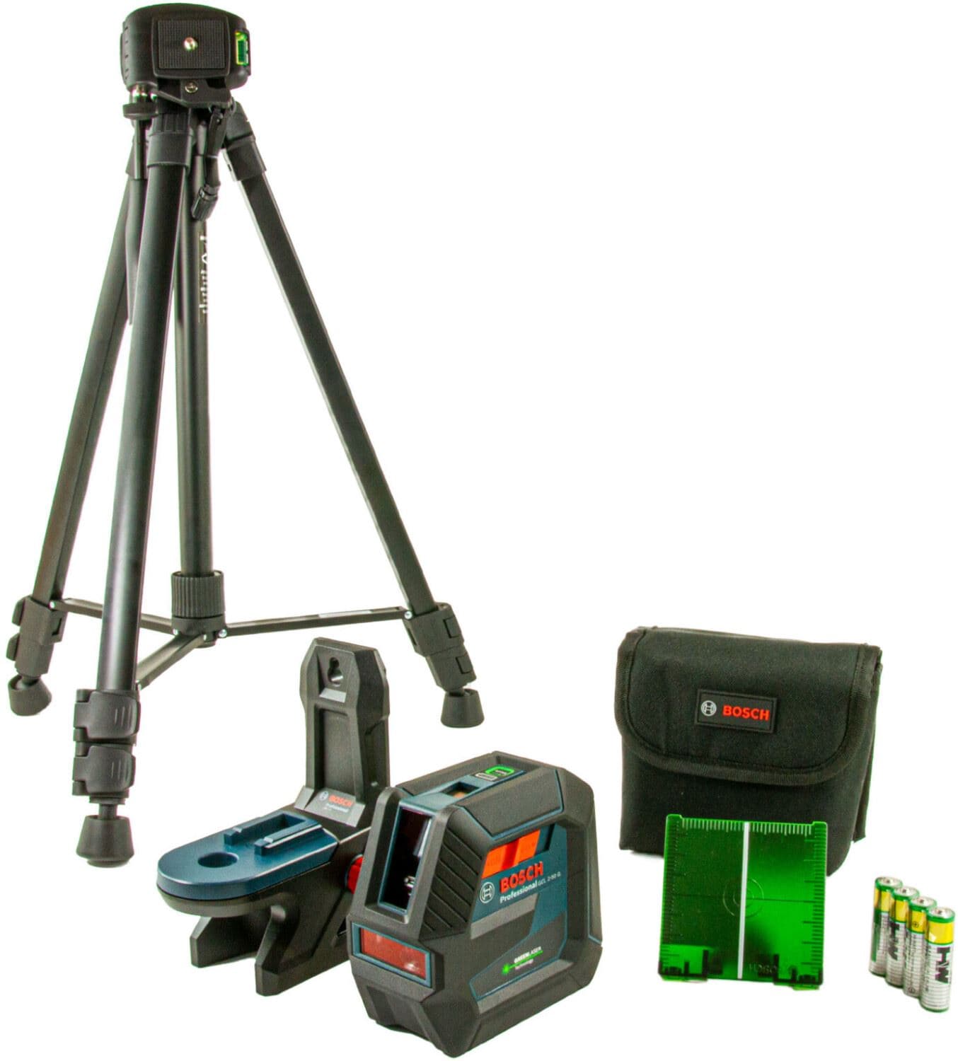 Bosch GCL 2-50 G Kombinovani linijski laser sa zelenim zrakom sa magnetnim nosačem sa štipaljkom + kofer, domet 50m - slika 17