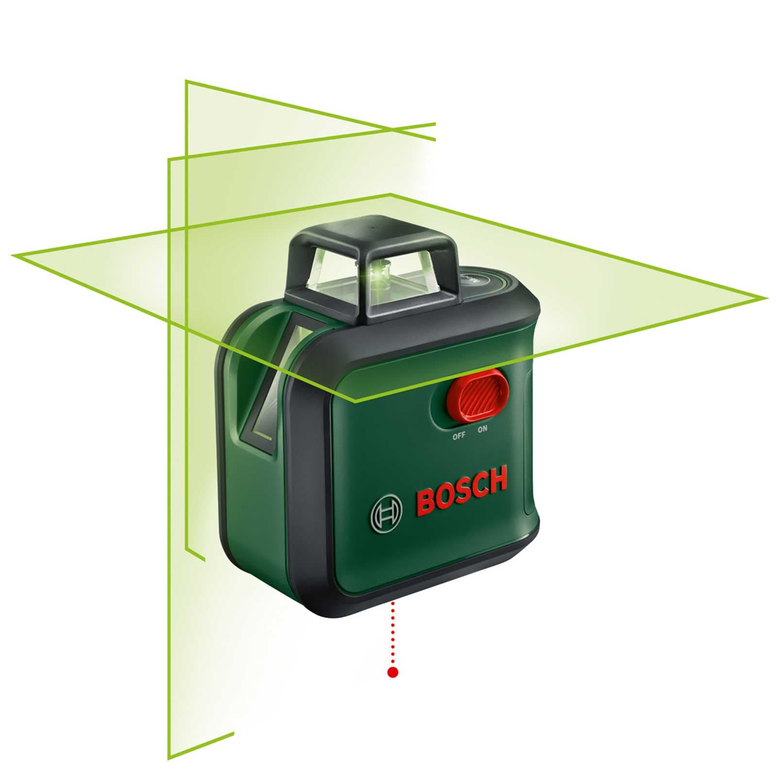 Bosch AdvancedLevel 360 Samonivelišući laser za linije sa zelenim zrakom + stativ, 3 linije - slika 3