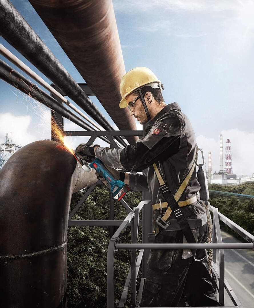 Bosch GWS 180-Li Akumulatorska ugaona brusilica, 2x4.0Ah - slika 5