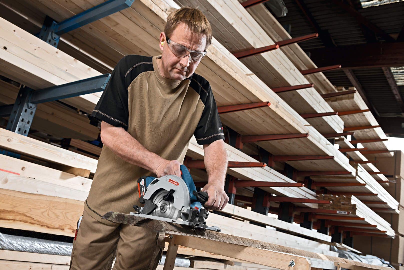 Bosch GKS 18V-57 G+FSN 1600 Akumulatorska kružna testera-cirkular, 2x5.0Ah - slika 11