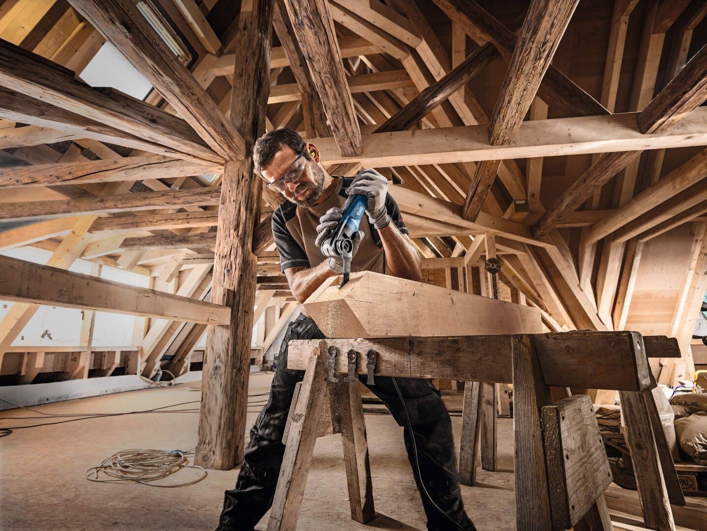 Bosch GOP 18V-28 Akumulatorski višenamenski alat / Renovator, 2x5.0Ah - slika 13