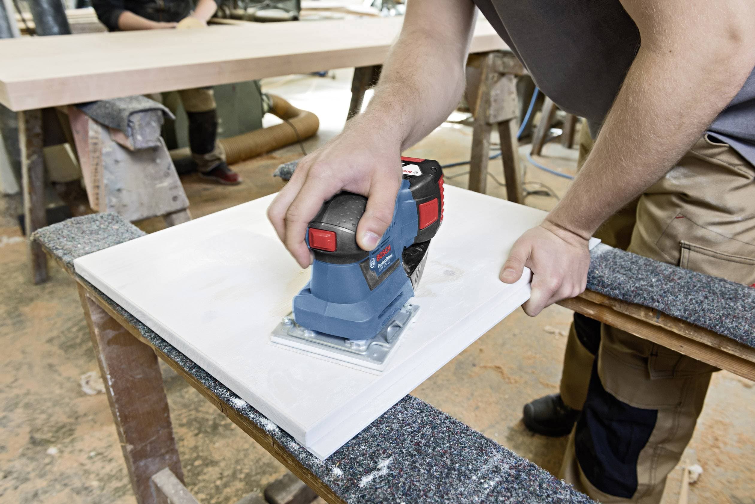 Bosch GSS 18V-10 Akumulatorska vibraciona brusilica-šlajferica, 2x5.0Ah - slika 12