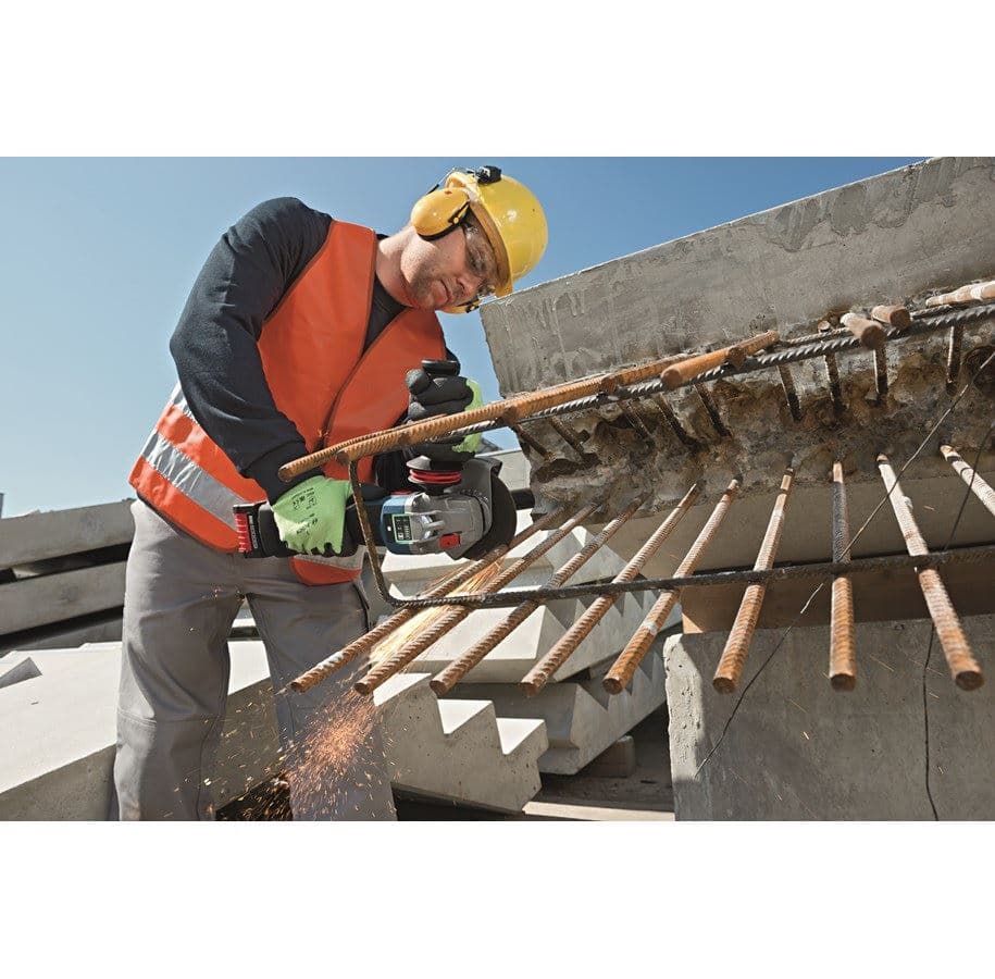 Bosch GWS 18V-10 SC Akumulatorska ugaona brusilica, 1x6.0Ah, 1x8.0Ah - slika 3