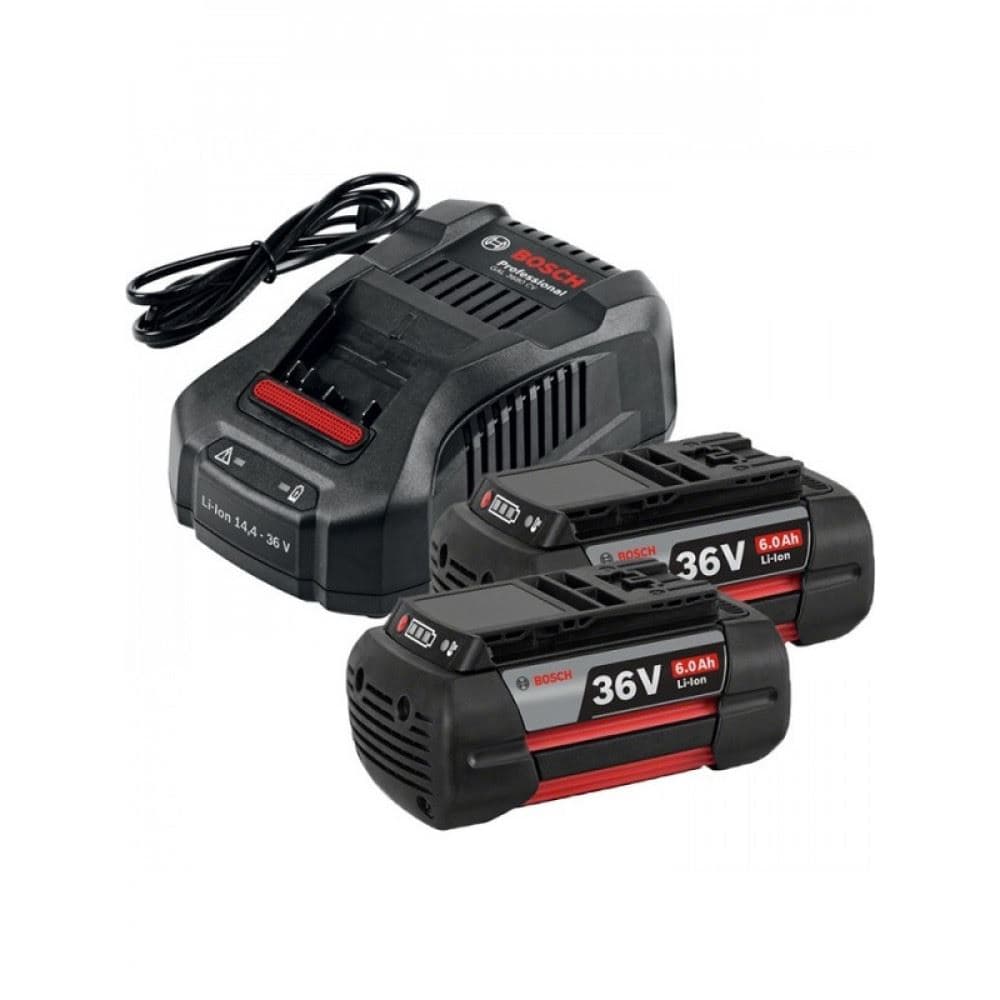 Bosch 2 x GBA 36V 6.0 Ah + GAL 3680 CV Starter set